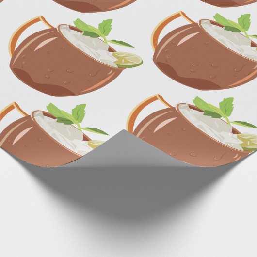 Moskouse Mule Cadeaupapier (Hoek)