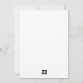 Moskouse Mule Feestdagenkaart (Achterkant)