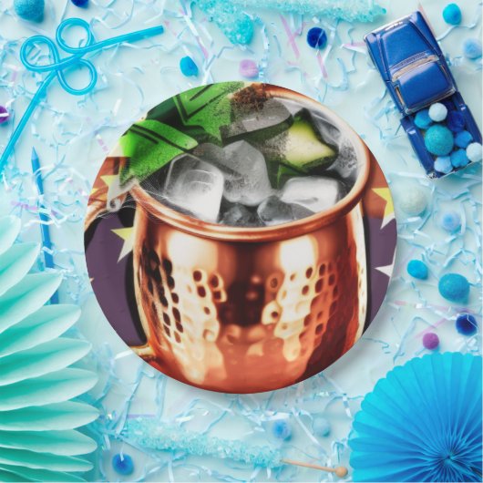 Moskouse Mule Papieren Bordje (Feest)