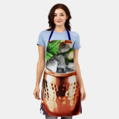 Moskouse Mule Schort (Gedragen)