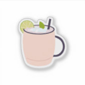 Moskouse Mule Sticker (Voorkant)