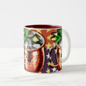 Moskouse Mule Tweekleurige Koffiemok (Voorkant rechts)