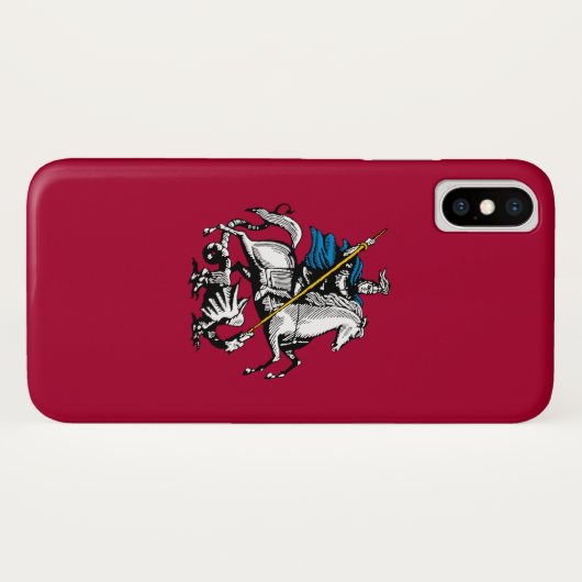 Moskouse Russische vlag Case-Mate iPhone Case (Achterkant (horizontaal))