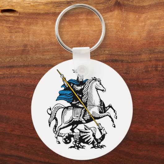 Moskouse Russische vlag Sleutelhanger (Voorkant)