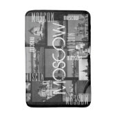 Moskouse stad St. Basil's Cathedraal Architecture  Badmat (Voorkant Verticaal)