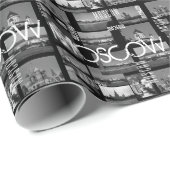 Moskouse stad St. Basil's Cathedraal Architecture  Cadeaupapier (Rol Hoek)