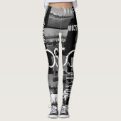 Moskouse stad St. Basil's Cathedraal Architecture  Leggings (Voorkant)