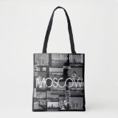 Moskouse stad St. Basil's Cathedraal Architecture Tote Bag (Voorkant)