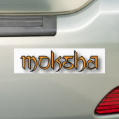 Mosksha Car Bumber Sticker (Op auto)