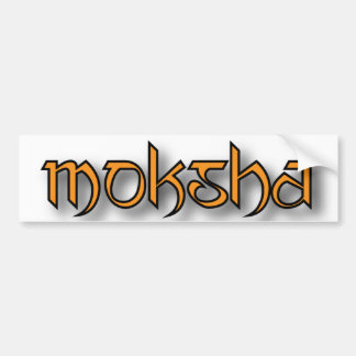 Mosksha Car Bumber Sticker