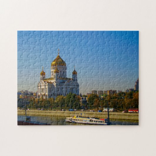 Moskva de Cathedraal van de stad Moskva Legpuzzel (Horizontaal)