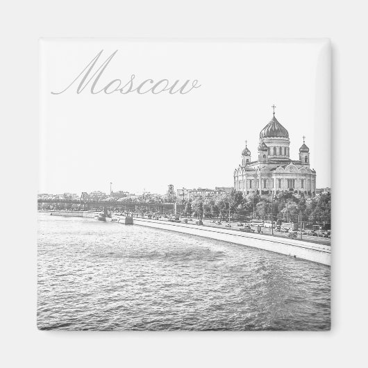 Moskva de Cathedraal van de stad Moskva Magneet (Voorkant)