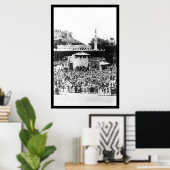 Moslem Worship in Mecca Arabia in 1885 Poster (Thuiskantoor)