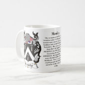 Mosley Family Coat of Arms Mok (Voorkant links)