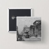 Mosley Street Vierkante Button 5,1 Cm (Voorkant /achterkant)