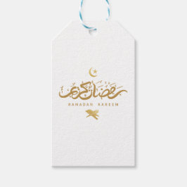 Moslim Arabische kalligrafie Ramadan Kareem T-shir Cadeaulabel