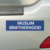 Moslim Broederschap Bumpersticker (Op auto)