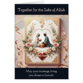 Moslim bruiloft Kaart (Voorkant)