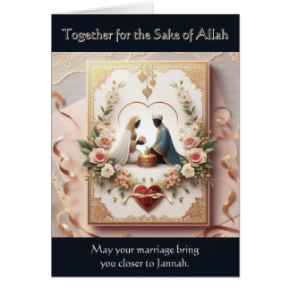 Moslim bruiloft Kaart