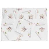 Moslim bruiloft Rozen & Bruid Gift Bag Groot Cadeauzakje (Voorkant)