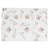 Moslim bruiloft Rozen & Bruid Gift Bag Groot Cadeauzakje (Achterkant)