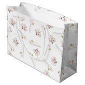 Moslim bruiloft Rozen & Bruid Gift Bag Groot Cadeauzakje (Achterkant Gekanteld)