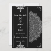 Moslim bruiloft Save the Date (Voorkant)