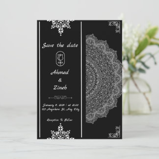 Moslim bruiloft Save the Date