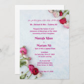 Moslim bruiloft uitnodiging (Voorkant / Achterkant)