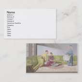 Moslim die zijn abortus uitvoert, bord 34 van Par Visitekaartje (Voorkant / Achterkant)