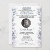Moslim Dood Aankondiging Man Janaza Gebed (Voorkant)