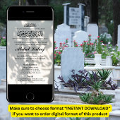 Moslim Dood Aankondiging Man Janaza Gebed