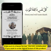 Moslim Dood Aankondiging Vrouw Janaza Gebed