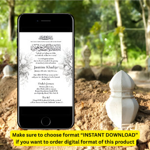 Moslim Dood Aankondiging Vrouw Janaza Gebed