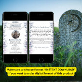 Moslim Dood Aankondiging Vrouw Janaza Gebed