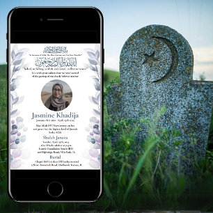 Moslim Dood Aankondiging Vrouw Janaza Gebed