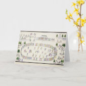 Moslim Festivallen met inbegrip van het eind van Kaart (Gele Bloem)