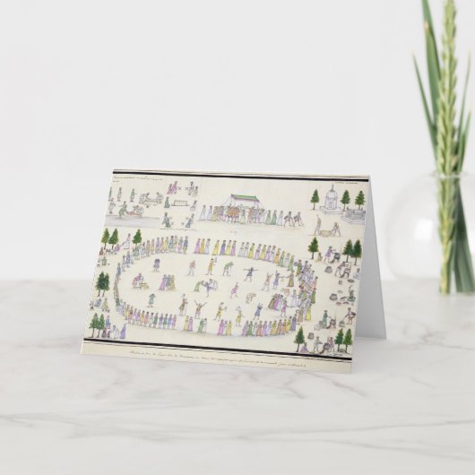 Moslim Festivallen met inbegrip van het eind van Kaart (Voorkant)