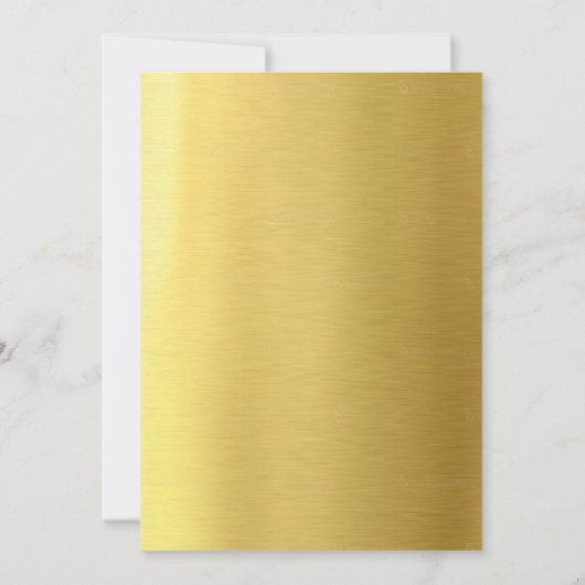 Moslim groene en gouden trouwkaart kaart (Achterkant)