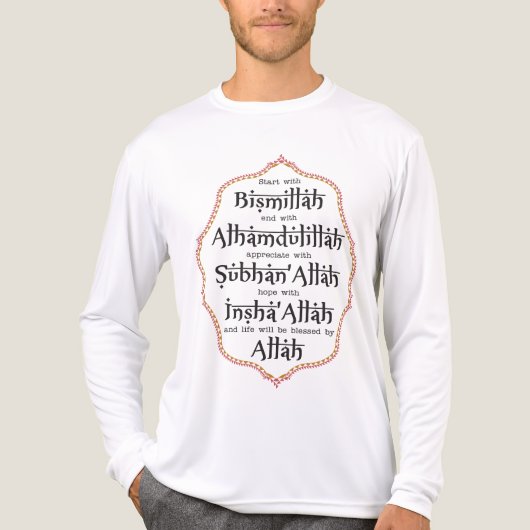 Moslim Heren Toppen T-shirts Kleding Islamitisch C (Voorkant volledig)
