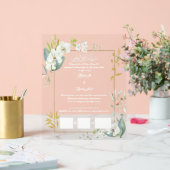 Moslim huwelijksakte, acrylcontract acryl bord (Huwelijk)