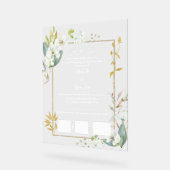 Moslim huwelijksakte, acrylcontract acryl bord (Hoek)