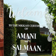 Moslim Islamitisch Bruiloft Nikkah Teken Sticker