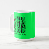 Moslim Islamitisch Cadeau Koffiemok (Voorkant links)