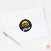 Moslim Islamitisch Makkah Kaaba Saoedische stad Me Ronde Sticker (Envelop)