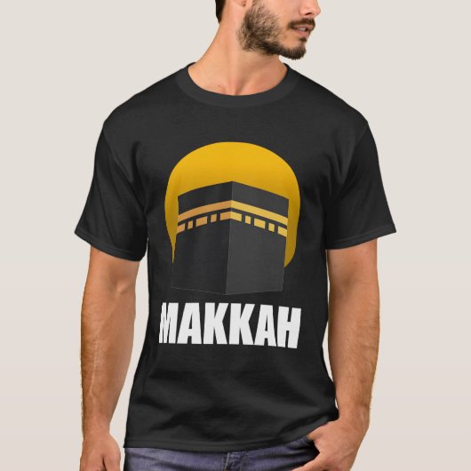 Moslim Islamitisch Makkah Kaaba Saoedische stad Me T-shirt (Voorkant)