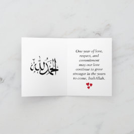  moslim Jubileum Red Heart Kaart