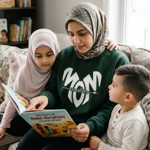 Moslim mama hart sweatshirt