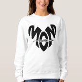 Moslim mama hart sweatshirt (Voorkant)