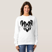 Moslim mama hart sweatshirt (Voorkant volledig)